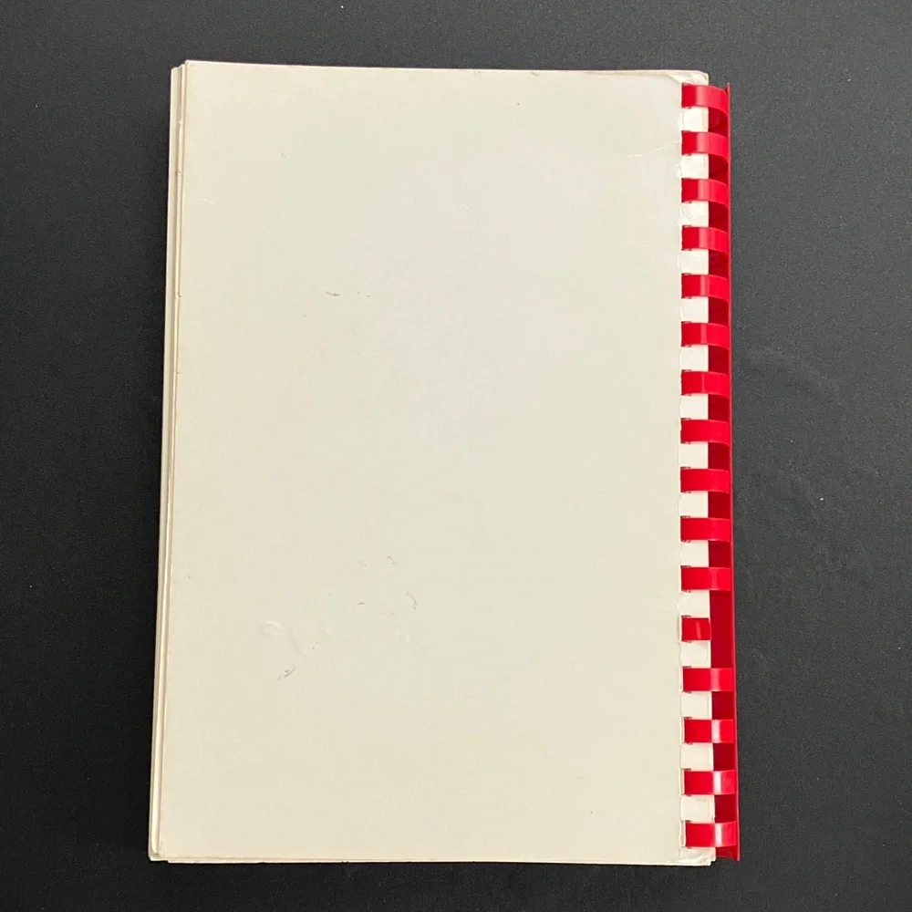 Vermilion County Illinois Community Cookbook 1986 Homemakers Extension Recipes
